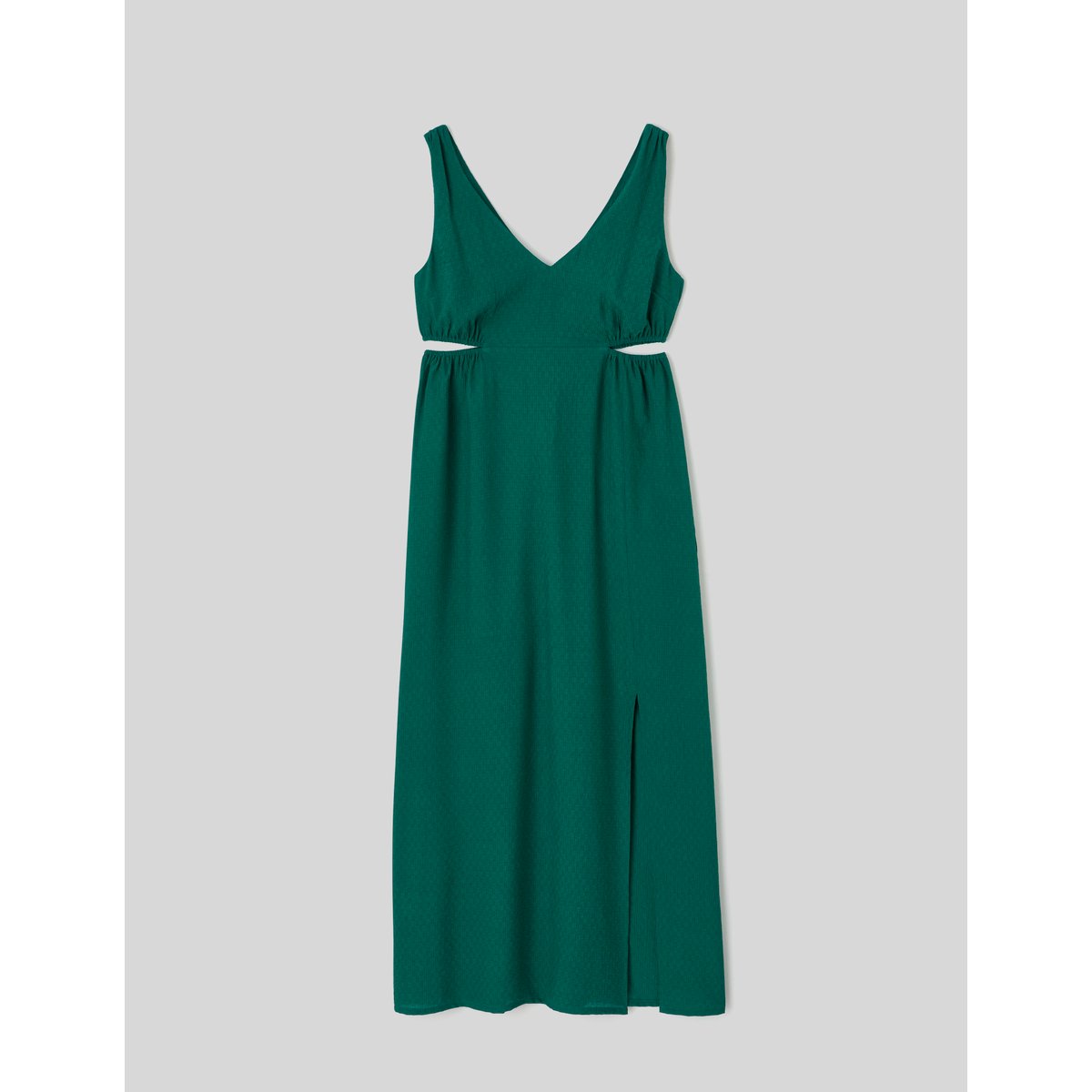 Robe longue col v vert, BZB