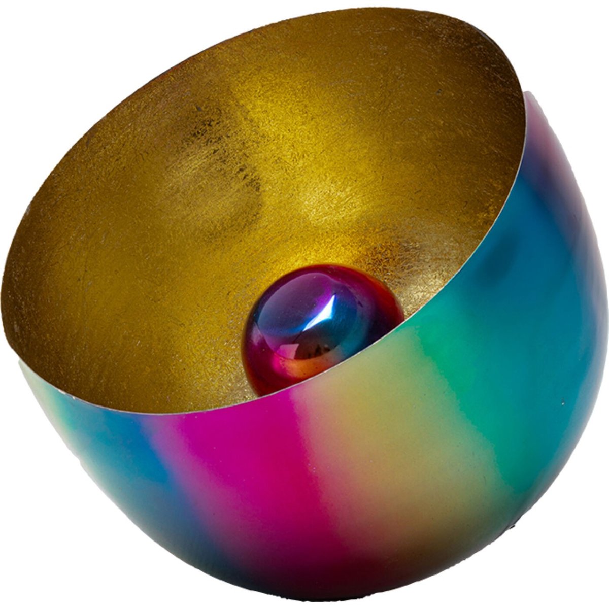 Lampe ronde en acier, RAINBOW multicolore, KARE DESIGN