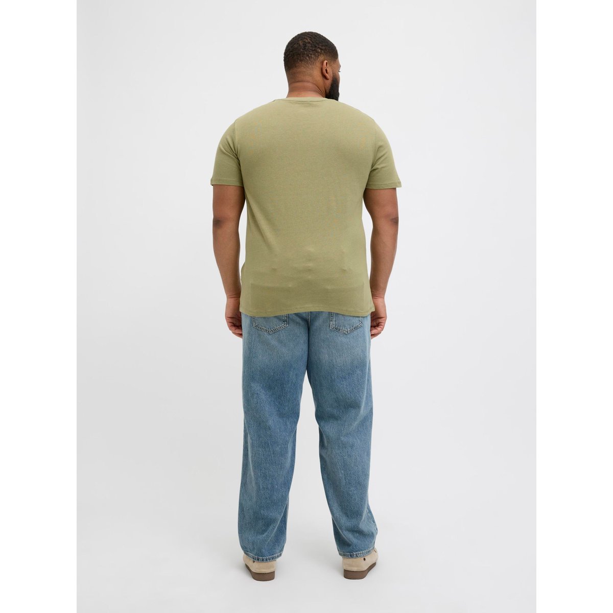 T-Shirt verte - cedar, JACK & JONES