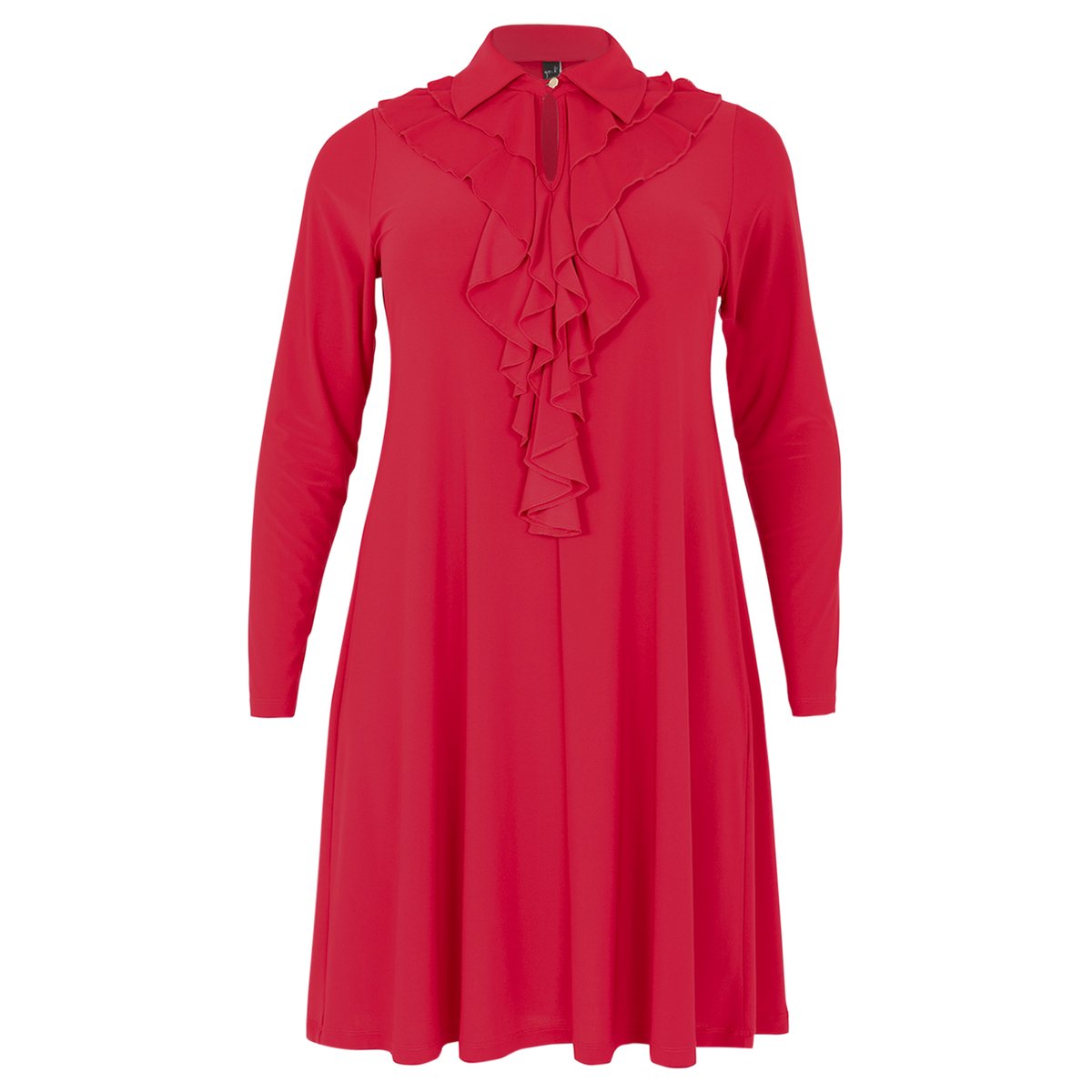Robe volanté /à volants rouge, YOEK