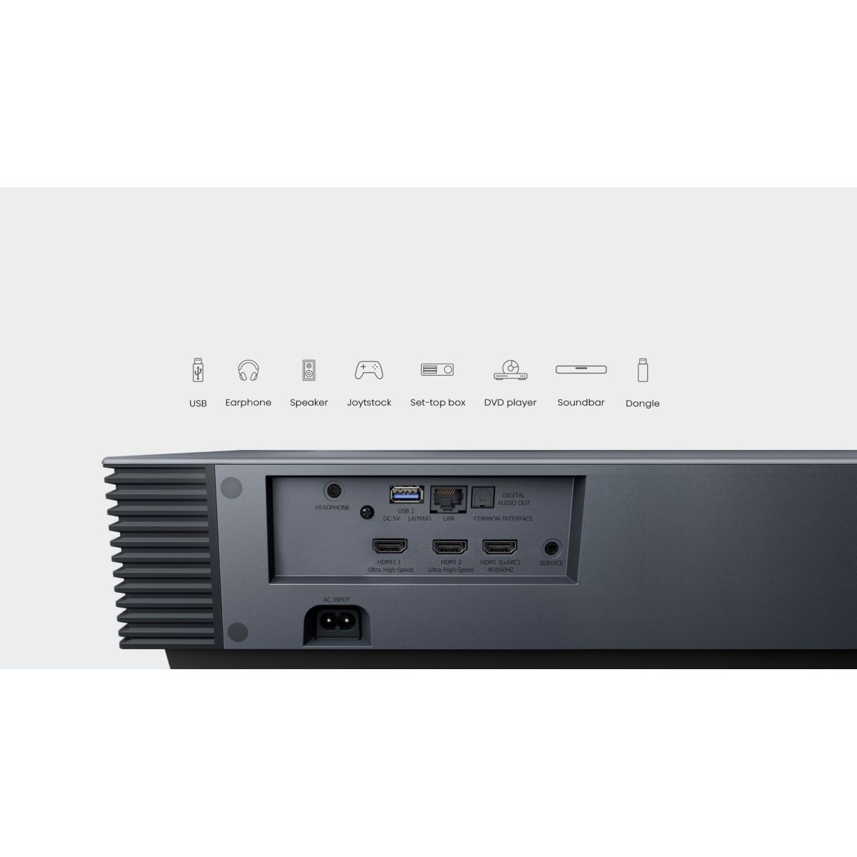 Vidéoprojecteur home cinéma PX3-PRO noir, HISENSE
