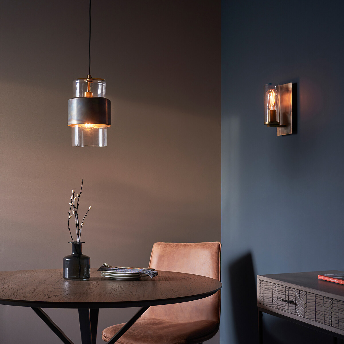 Alya Aged Metal Wall Light light bronze, ÉDITÉ