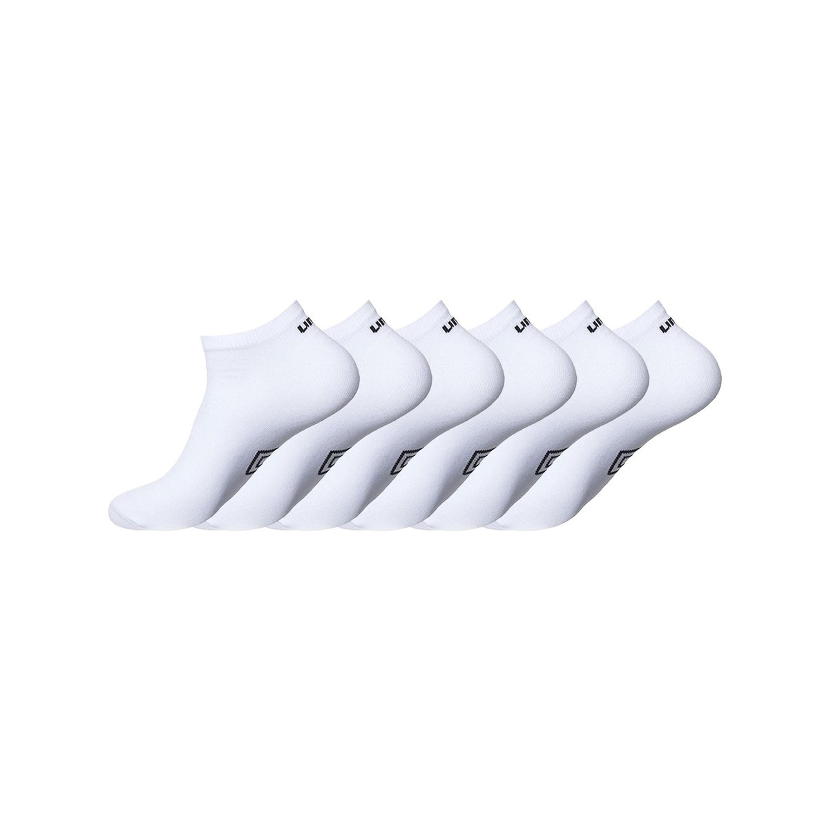 Lot De 6 Paires De Chaussettes Sneackers blanc, UMBRO