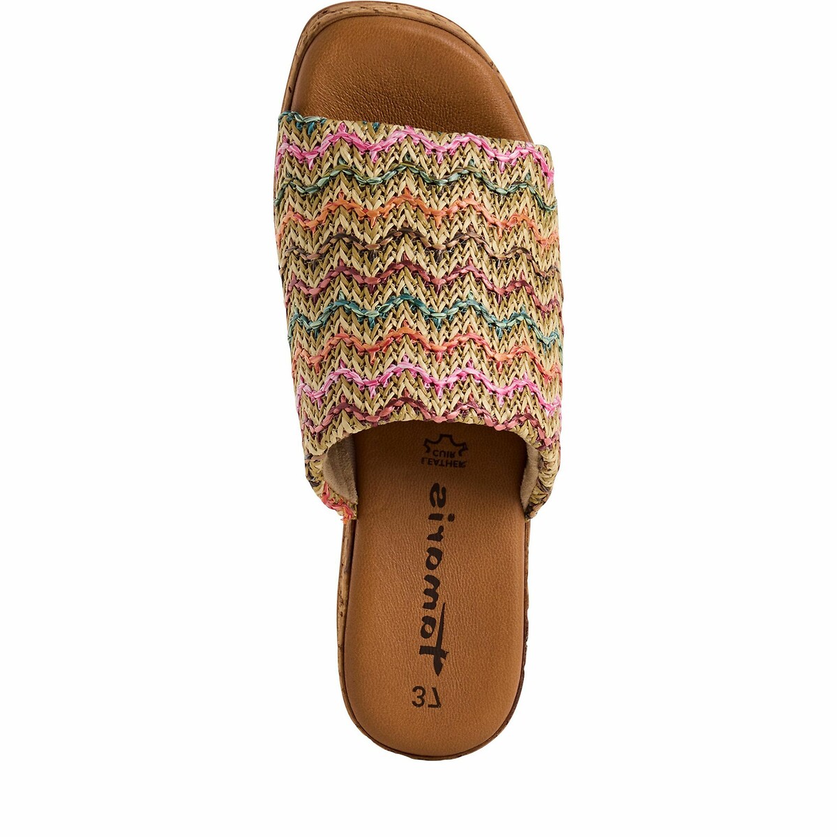 Platform Wedge Mules multi-coloured, TAMARIS