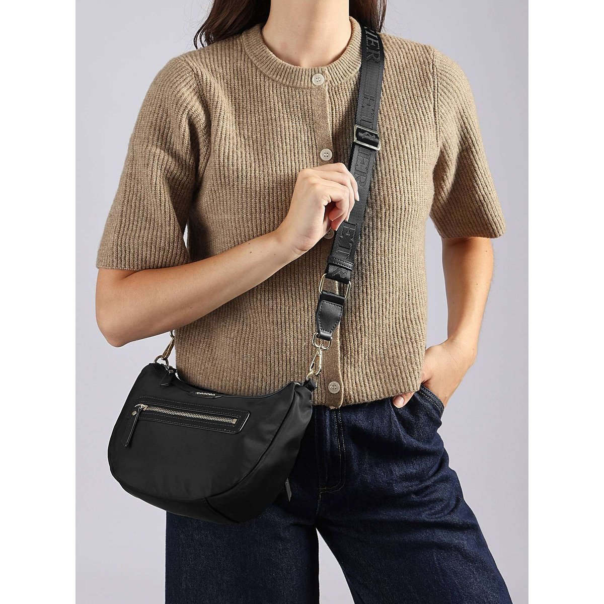 Sac bandoulière Celeste noir, ETRIER