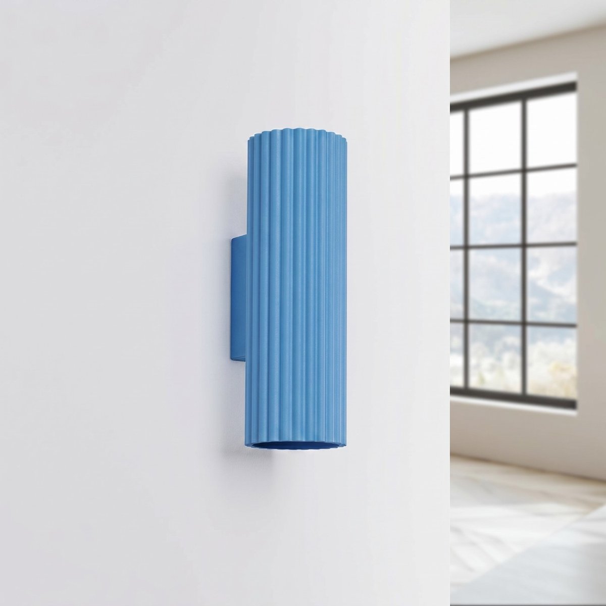 Applique murale Aluminium Bleu GU10 2 KARBON bleu, EDEN