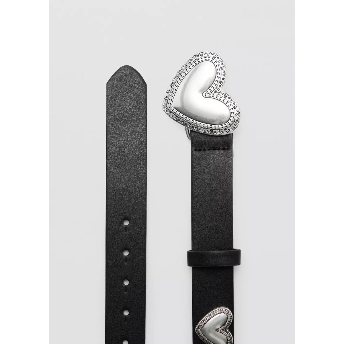 Ceinture boucle cœur noir, MANGO KIDS