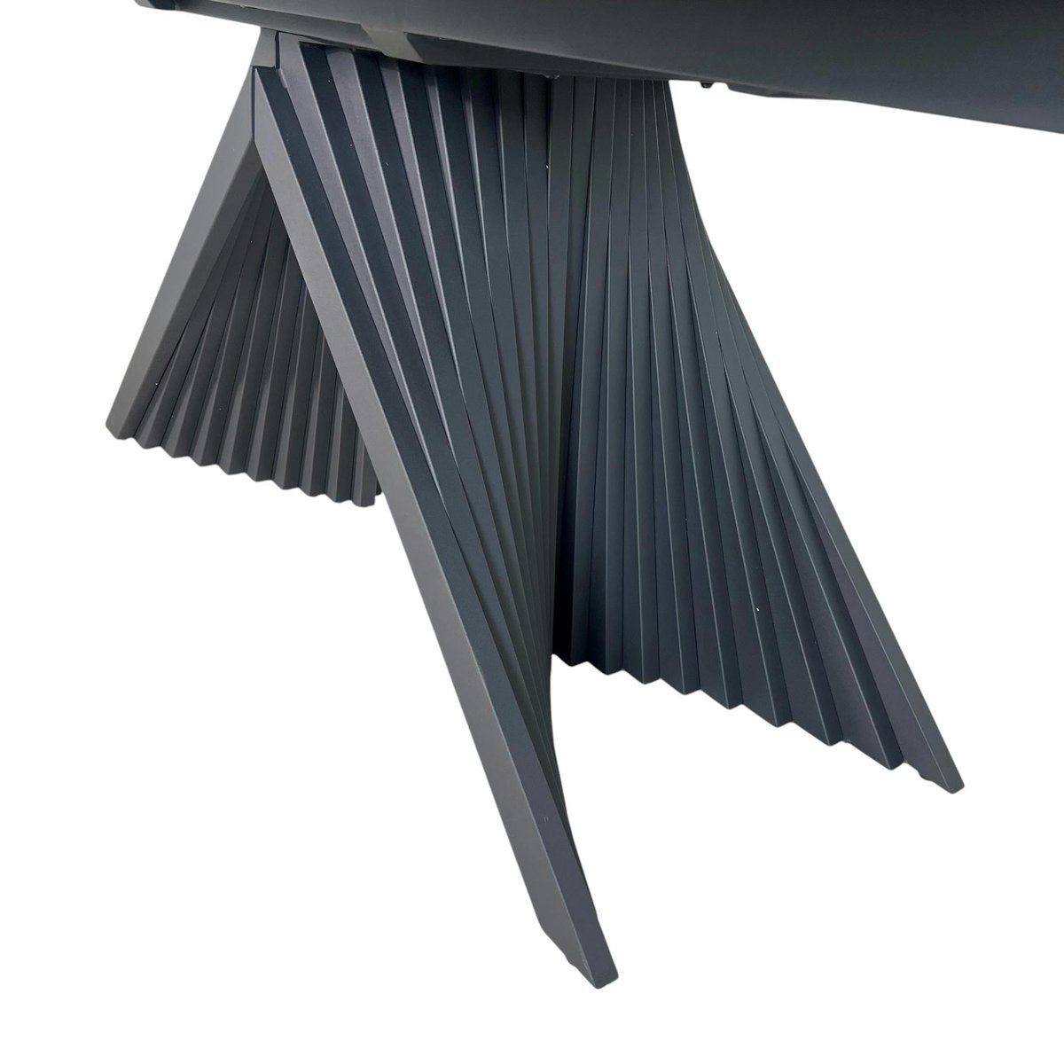 Table extensible céramique - pied origami 180-280 cm LOMBARDIE blanc, PIER IMPORT