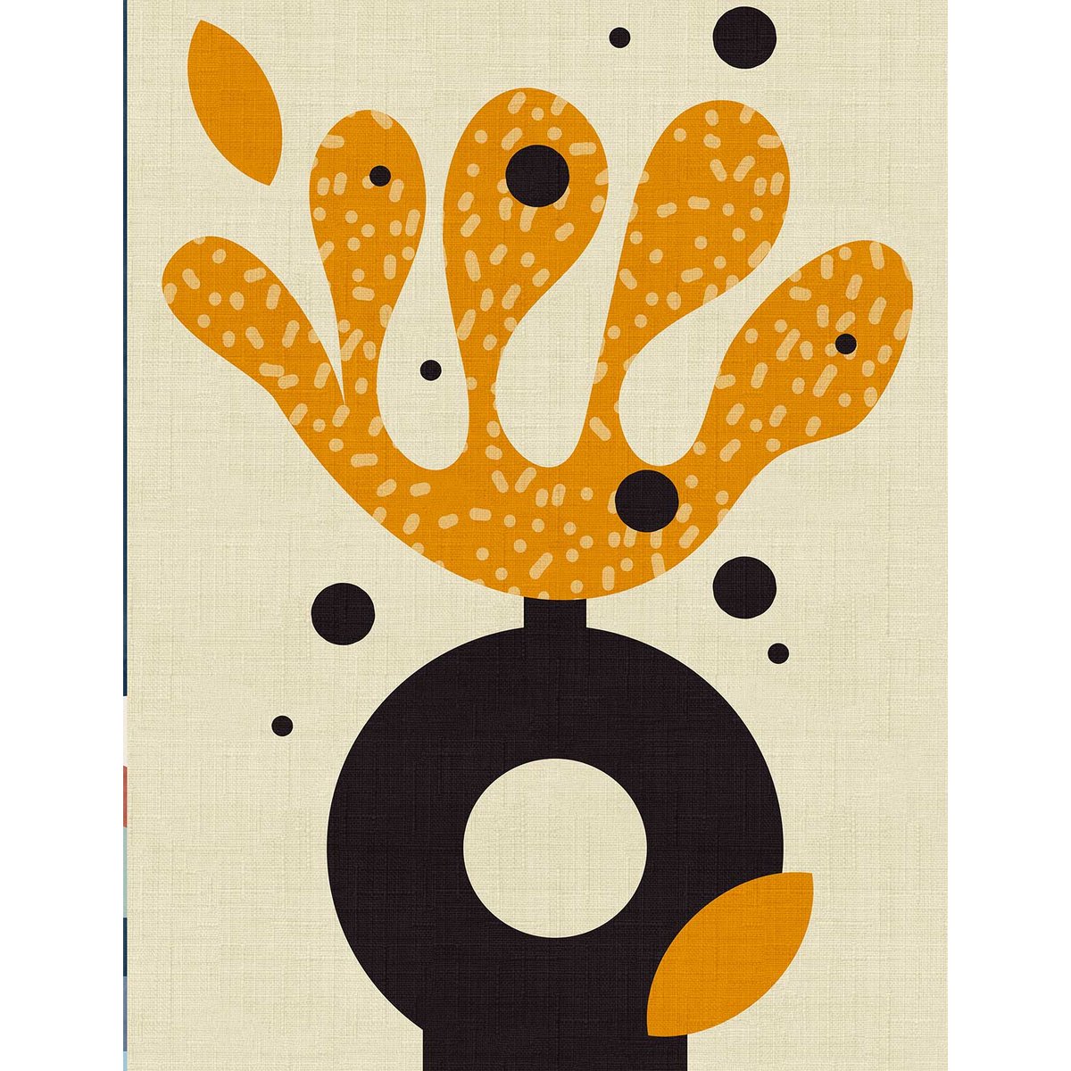 Papier peint coupé intissé, HEXOA