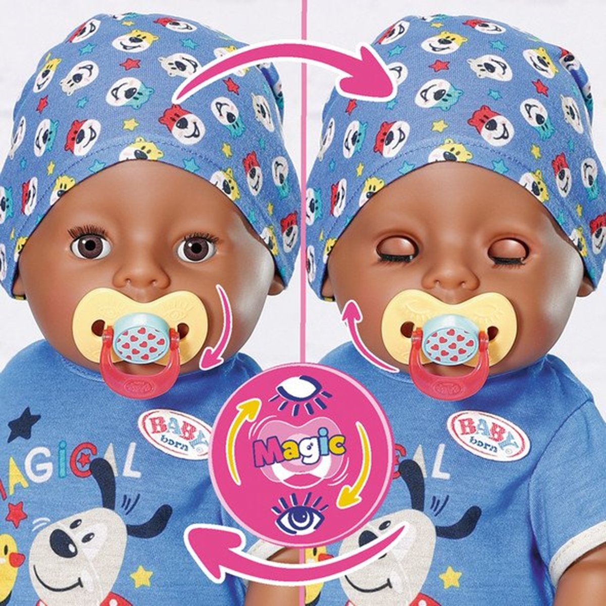 Baby born Poupée Magic Boy Garçon DoC 43 cm multicolore, ZAPF CREATION