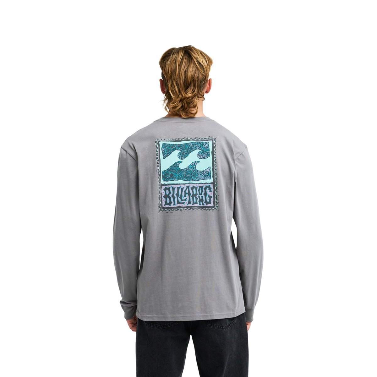 T shirt manches longues STAMP gris pewter, BILLABONG