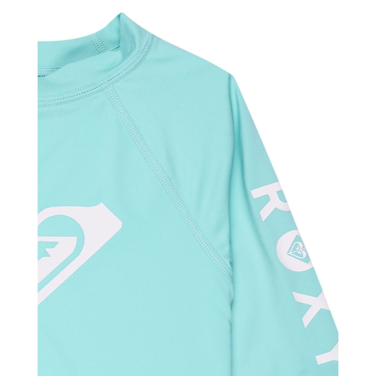 Lycra manches courtes WHOLE HEARTED. bleu aqua splash, ROXY