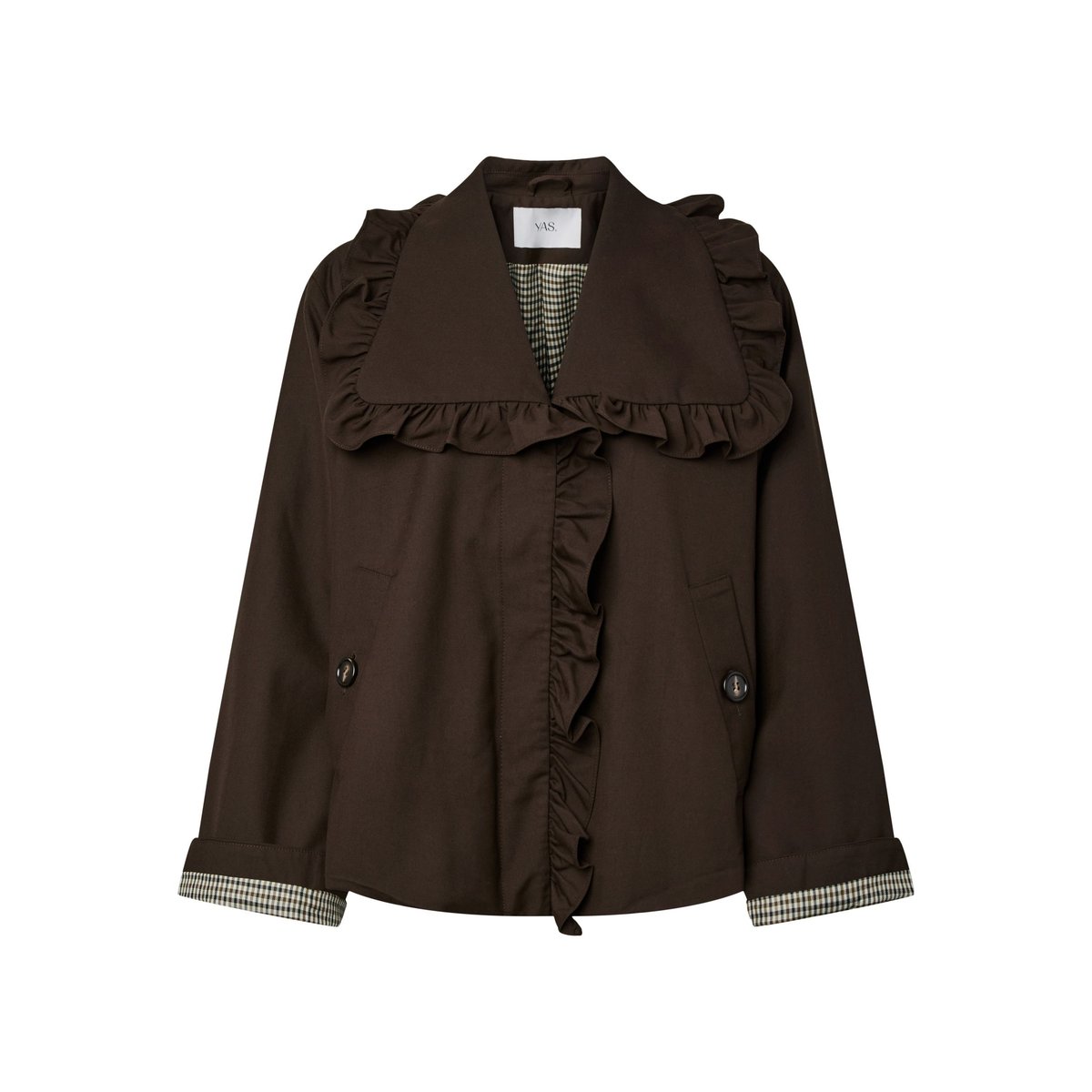Trench marron - coffee bean1, YAS