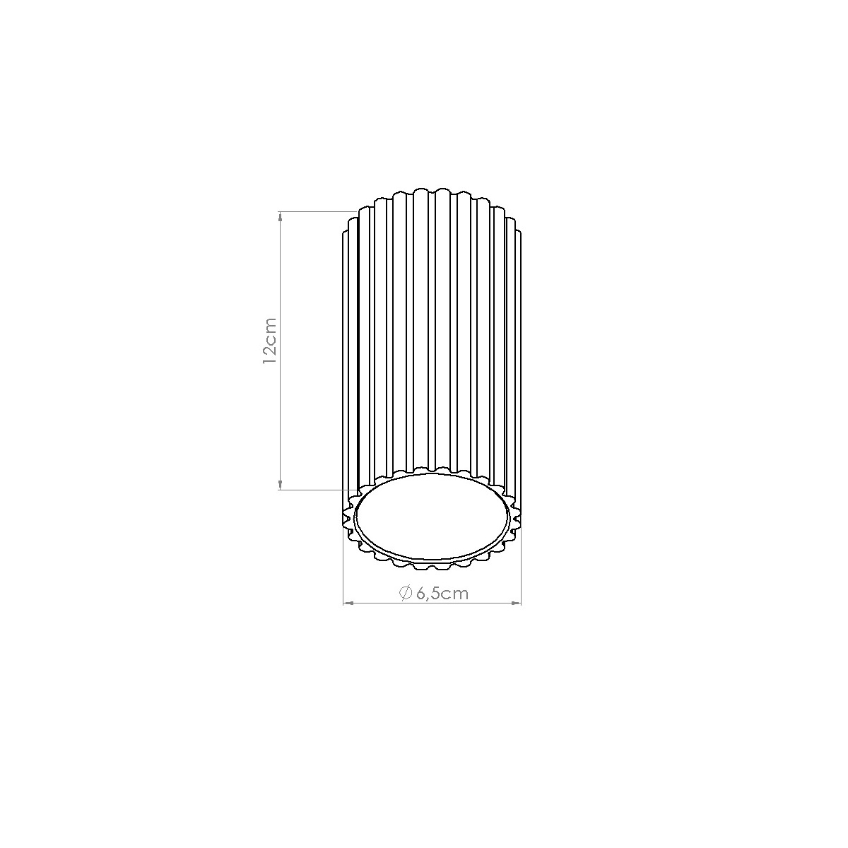 Plafonnier Aluminium Blanc LED 1 Ivar blanc, EDEN