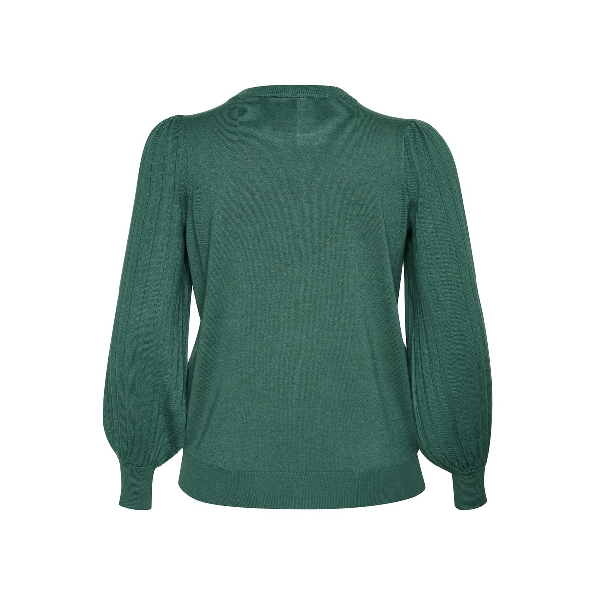 Pullover tricoté vert garden topiary, KAFFE CURVE