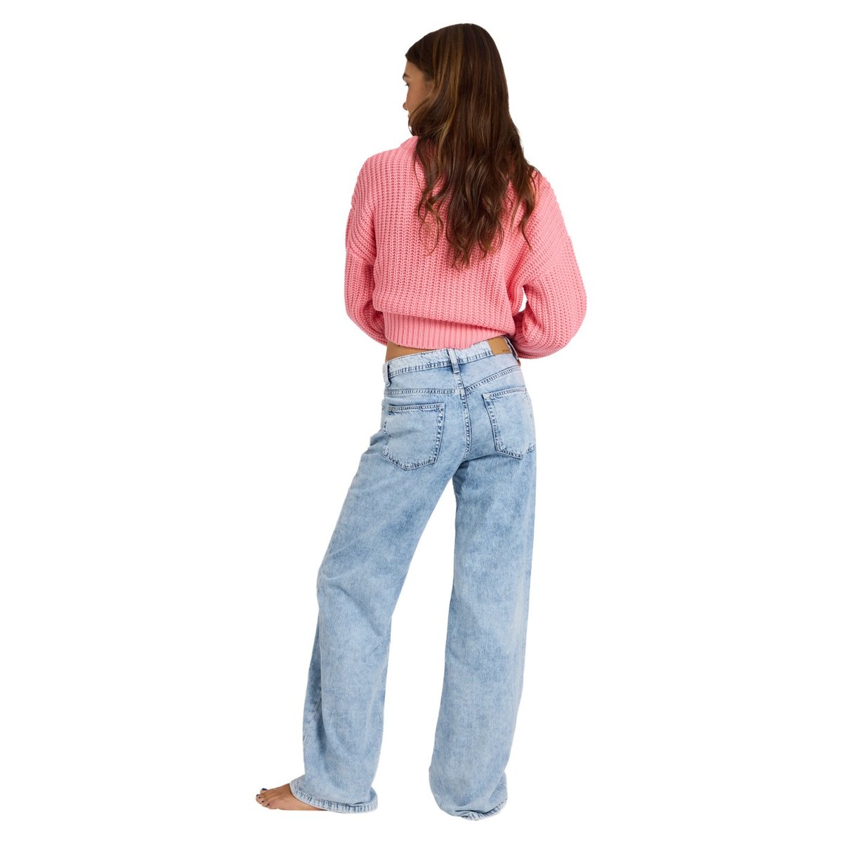 Jeans à coupe ample DAWN PATROL MID SUNBLEACHED. bleu sunbleached, ROXY