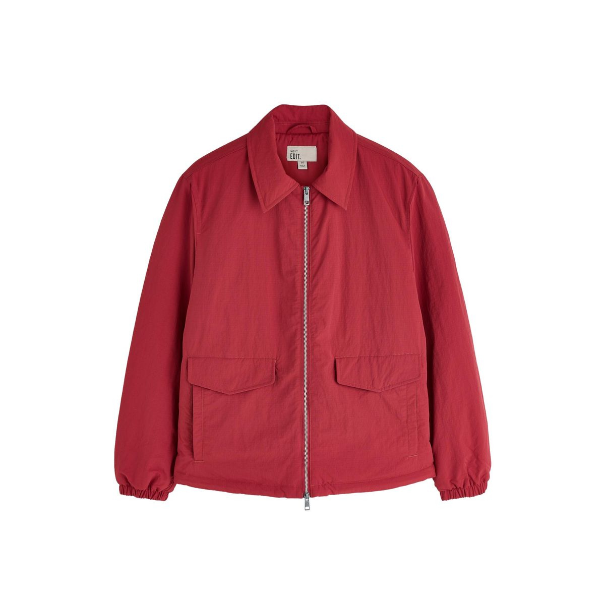 Veste à col et deux poches edit rouge, NEXT