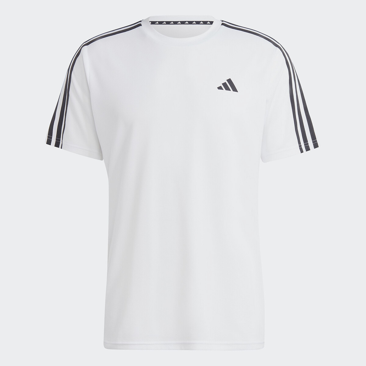 T-shirt uni petit logo blanc, adidas Performance