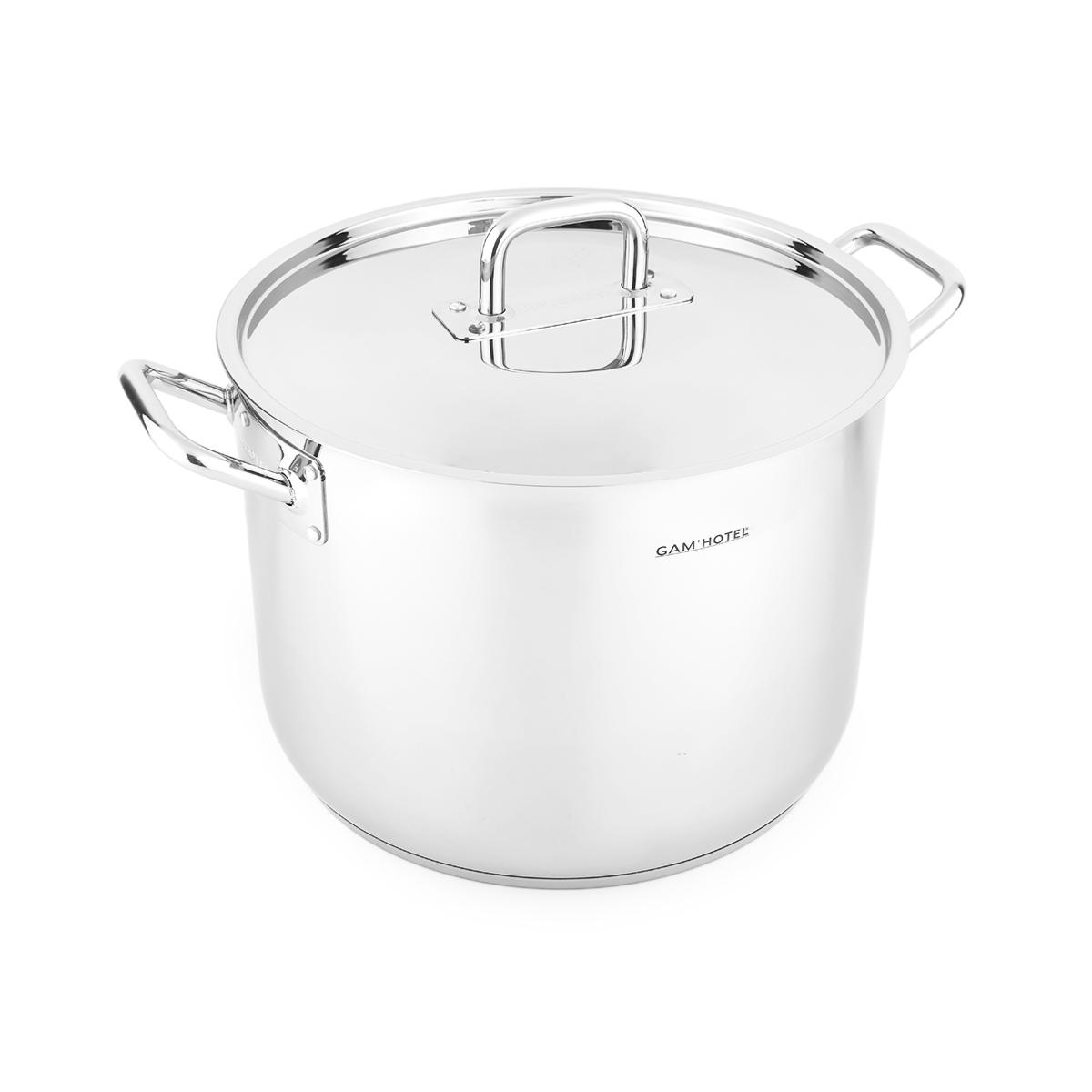 Marmite inox - 38cm induction couleur unique, GAM HOTEL