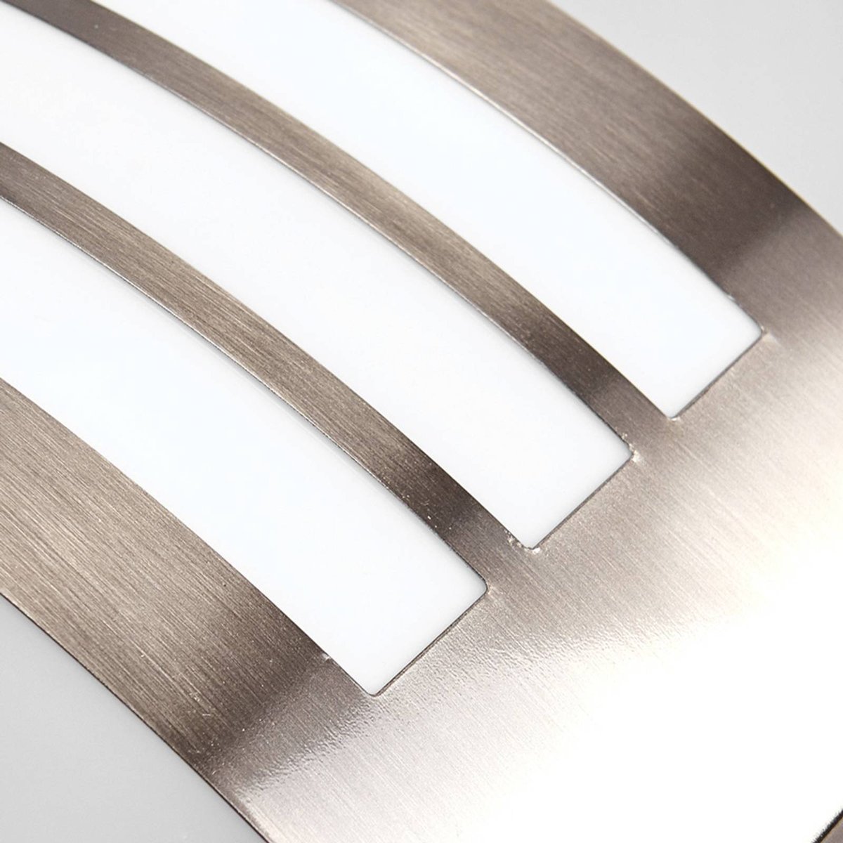 Applique extérieure en inox moderne, Raja inox, satiné, LINDBY