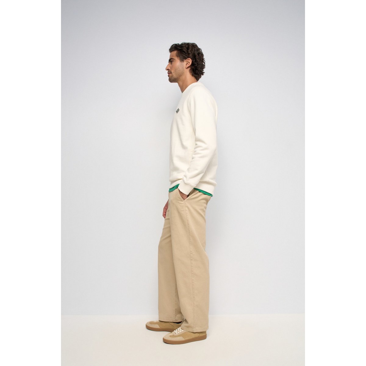 SWEAT AVEC LOGO beige, SALSA JEANS