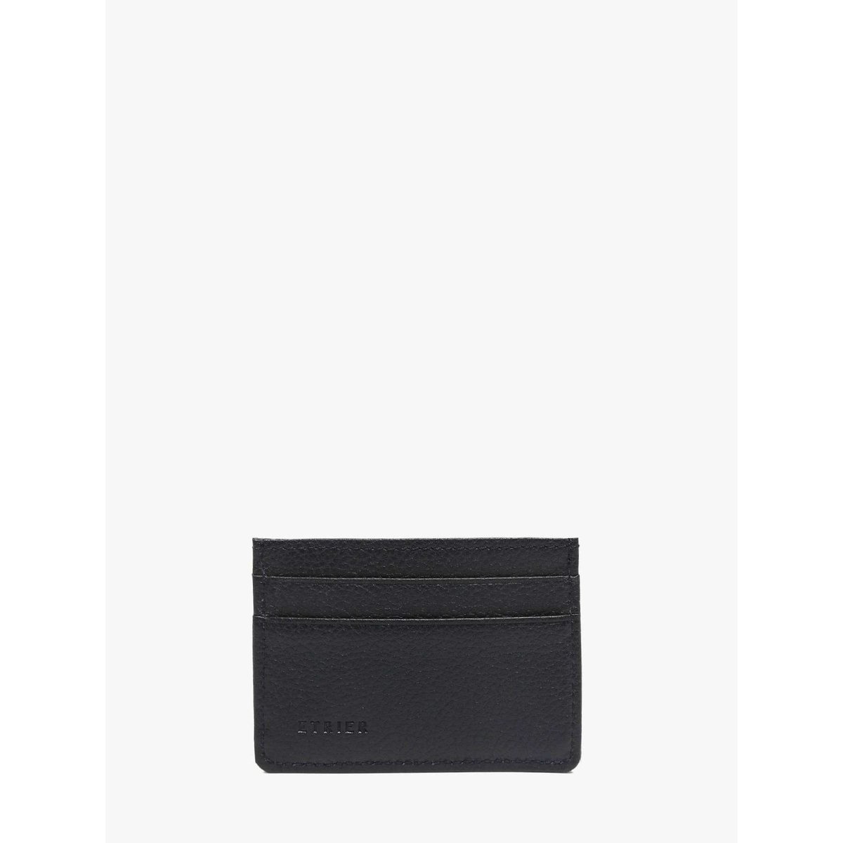 Porte-cartes Madras cuir marine, ETRIER