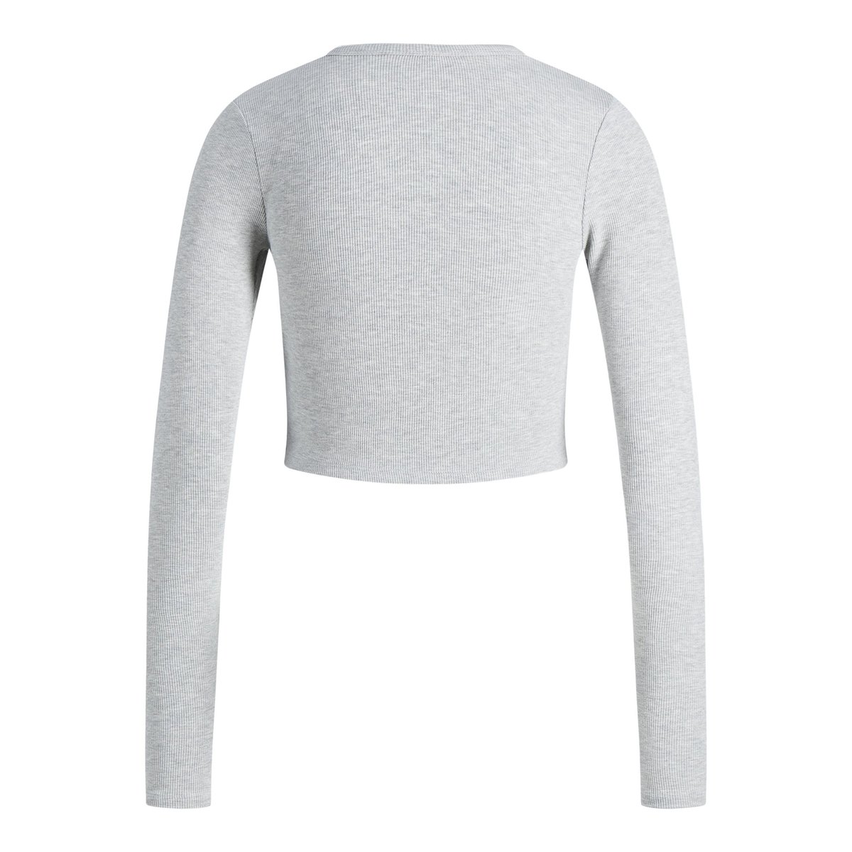 T-shirt court manches longues grise - light grey melange, JJXX