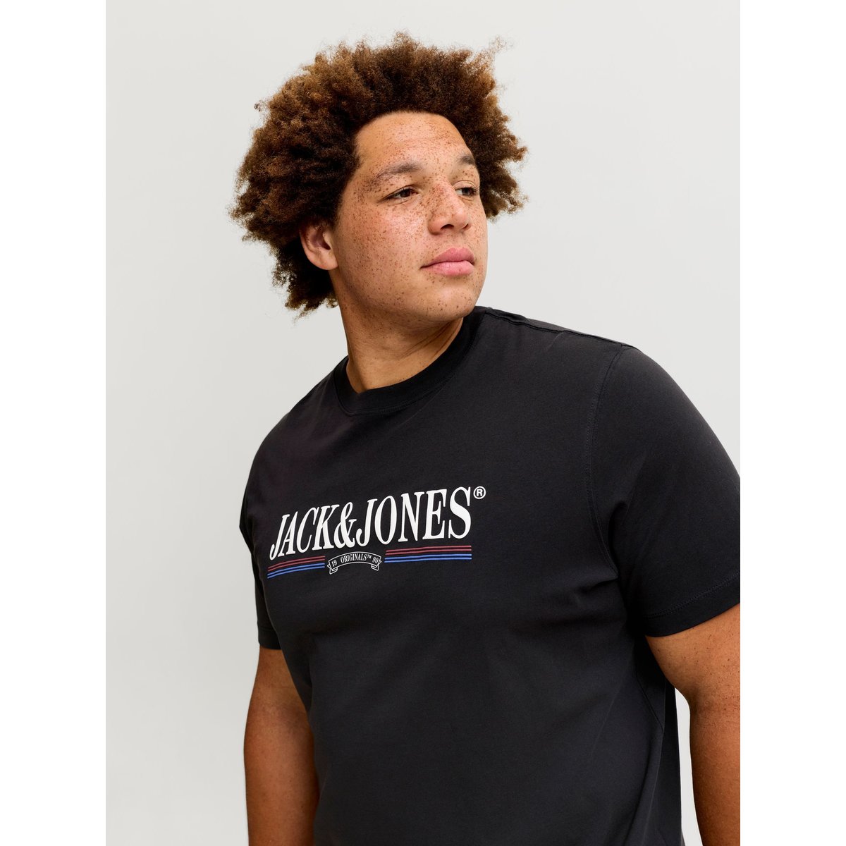 T-Shirt black 1, JACK & JONES