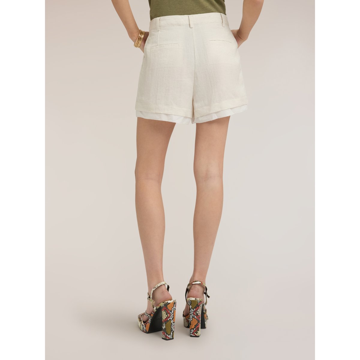 Pantalon cropped blanc, MOTIVI