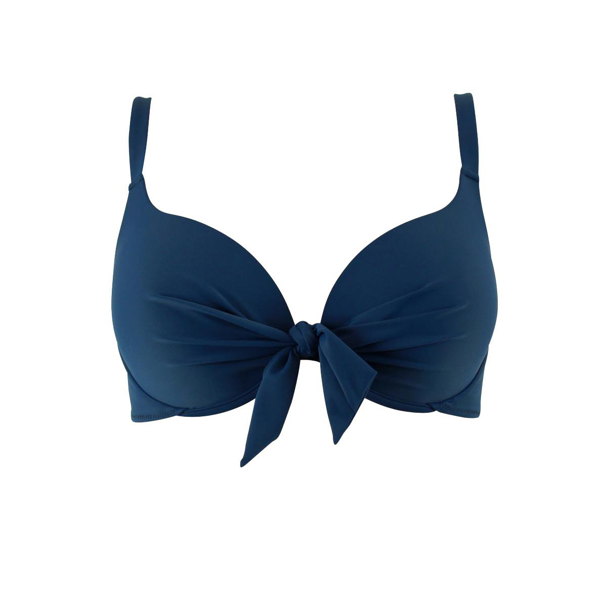 Haut de maillot de bain balconnet FEMME bleu nuit, LAURA BY JANINE ROBIN