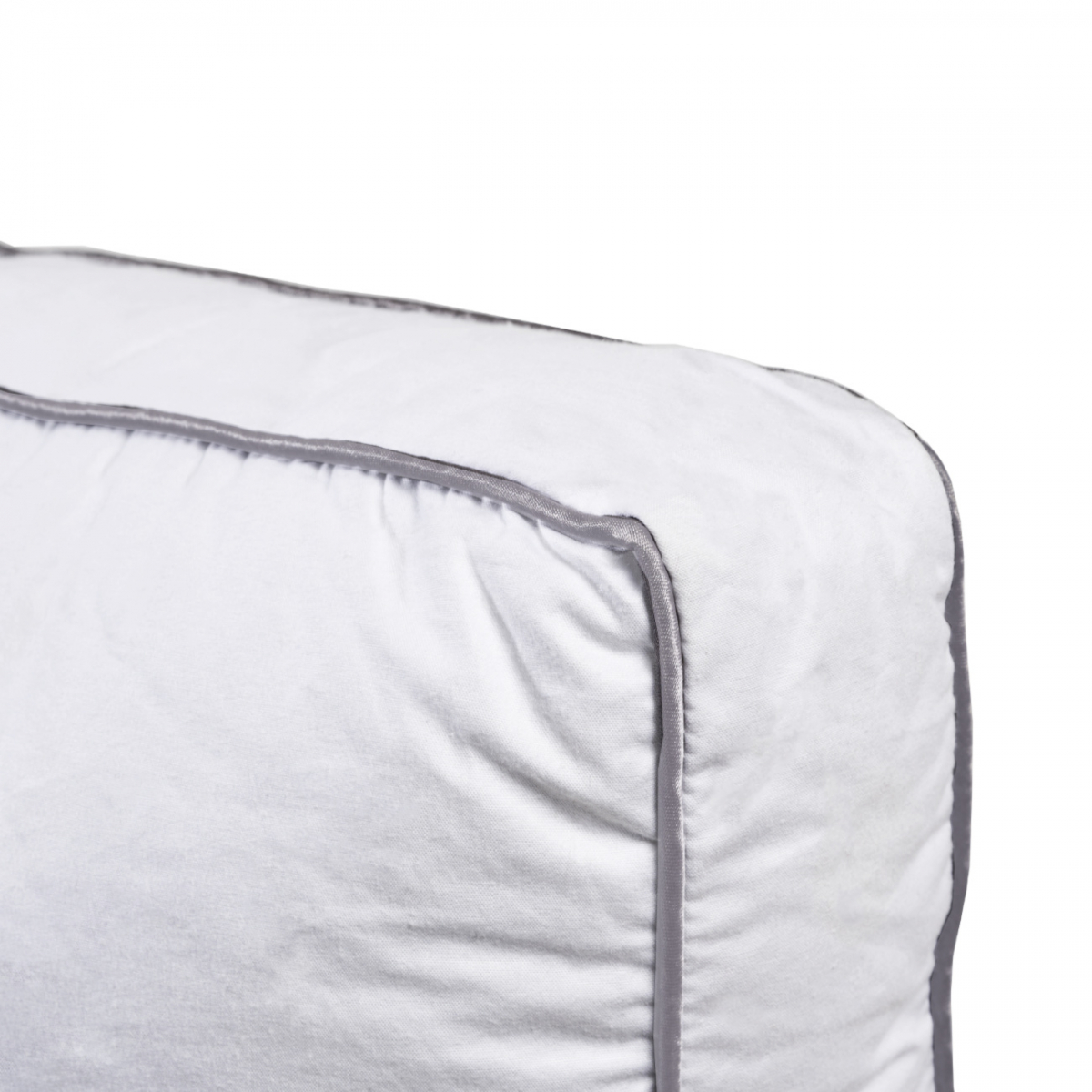 Lot de 2 oreillers ultra moelleux volume Premium 65x65 cm blanc, BLEU CALIN