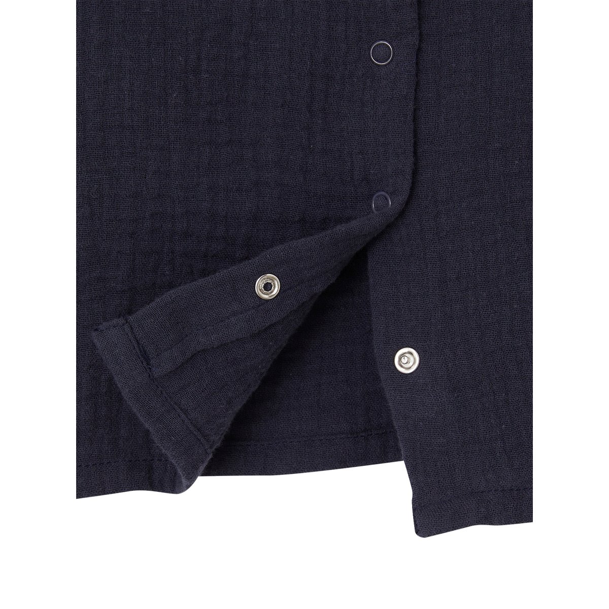 T-shirt en gaze de coton bébé bleu nuit, VERTBAUDET