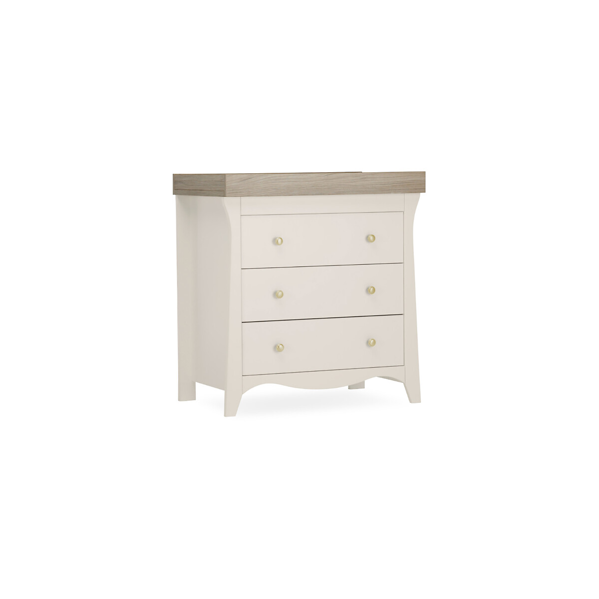 Clara 2 Piece Nursery Furniture Set stone beige, CUDDLECO