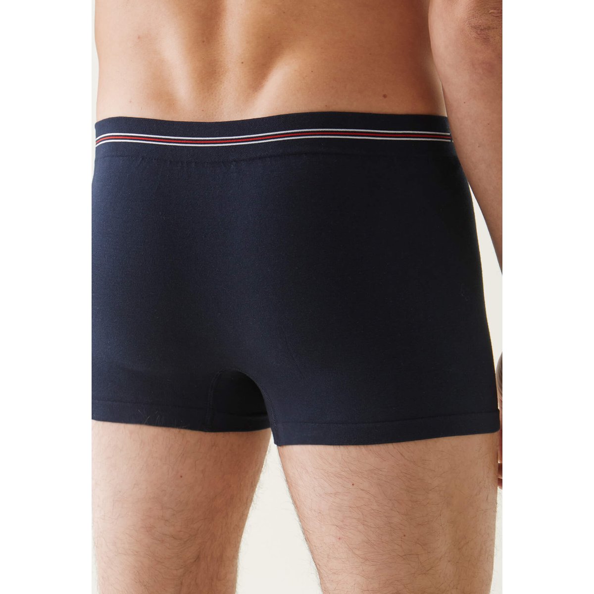 Lot de 3 boxers sans couture en coton CHRISTIANTRIO marine, LE SLIP FRANCAIS
