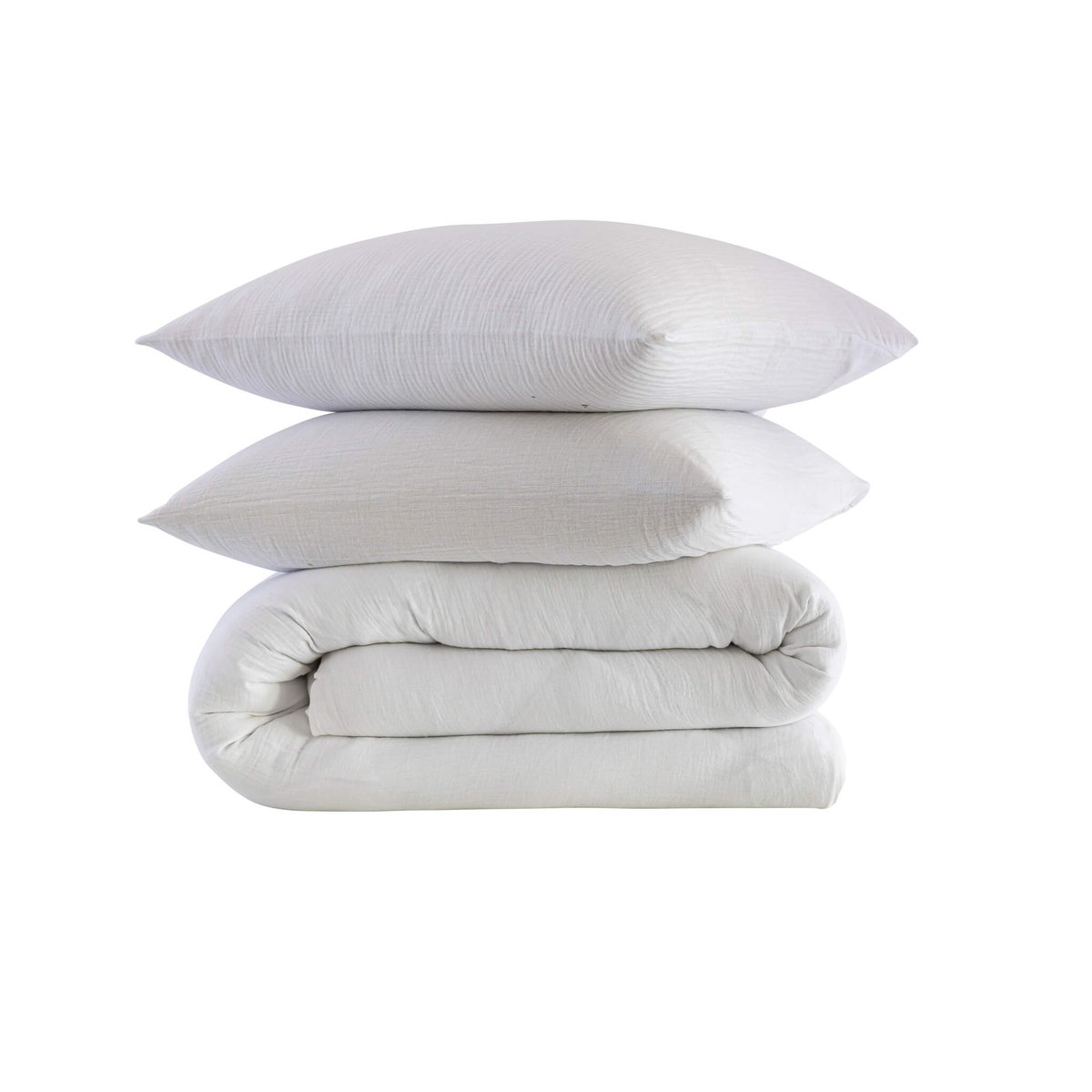 Parure de lit gaze de coton NOA - NOA blanc, TERRE DE NUIT