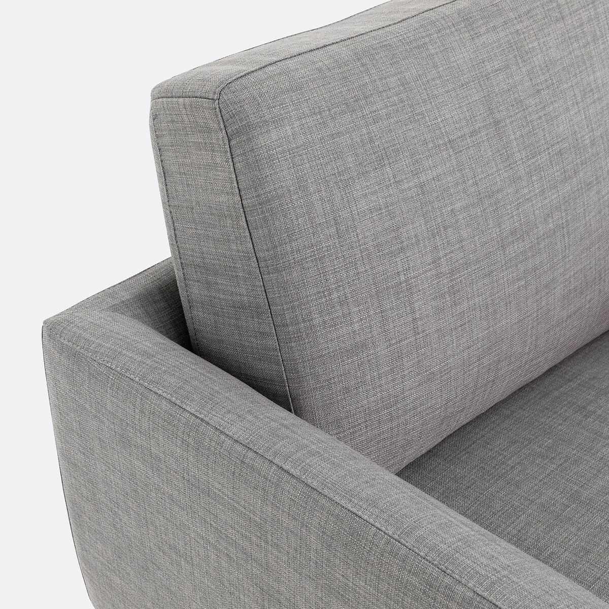 Fauteuil polyester/coton, Jimi gris clair, LA REDOUTE INTERIEURS