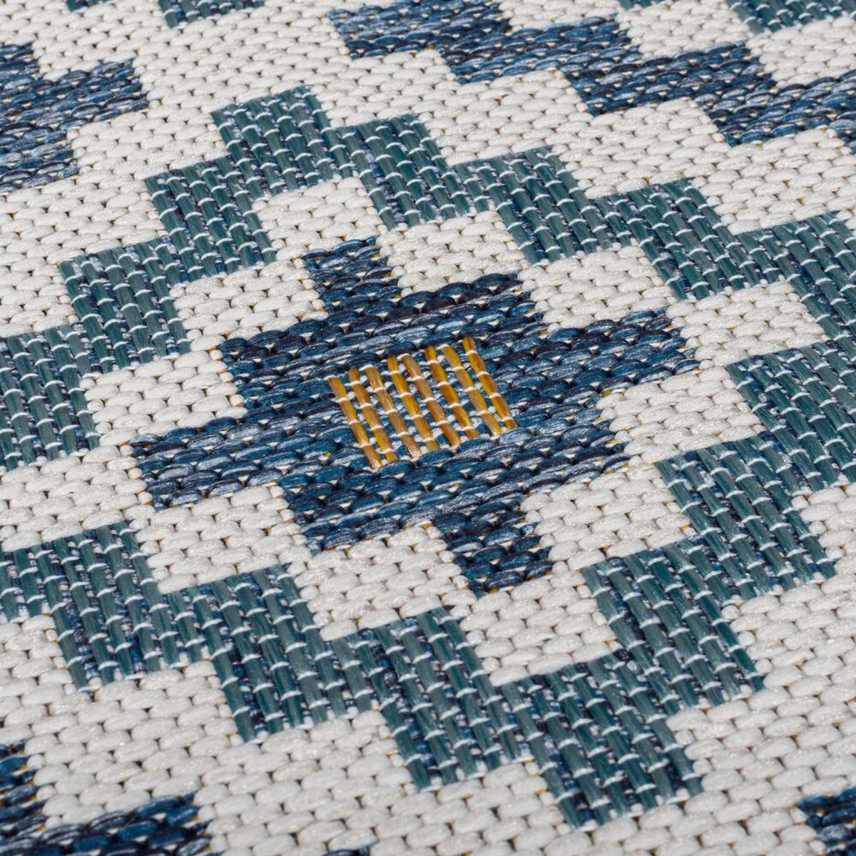 Tapis extérieur ZIA bleu, FLAIR RUGS