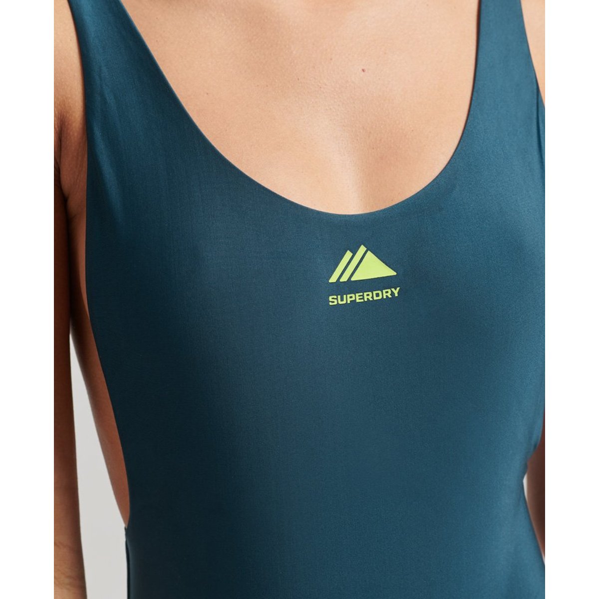 Maillot de bain Code Mountain bleu bouteille, SUPERDRY