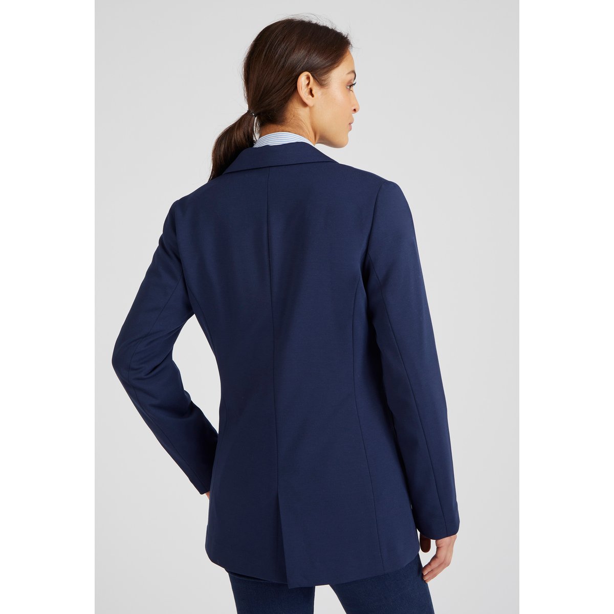 Veste maille milano bleu marine, DAMART