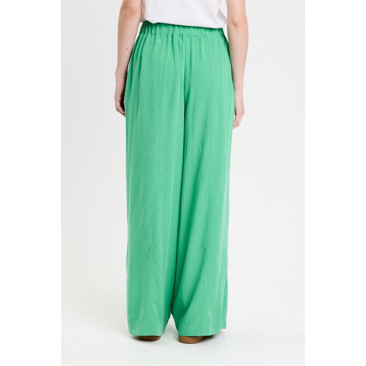 Pantalon large taille standard vert, CACHE CACHE