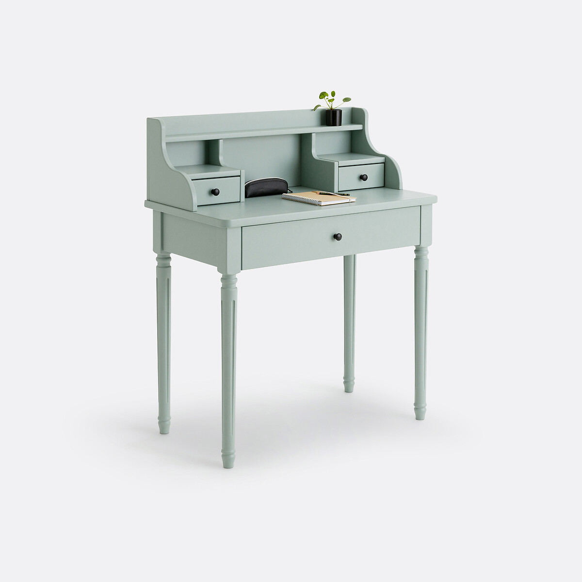 Bureau avec réhausse, Baudry vert eucalyptus, LA REDOUTE INTERIEURS