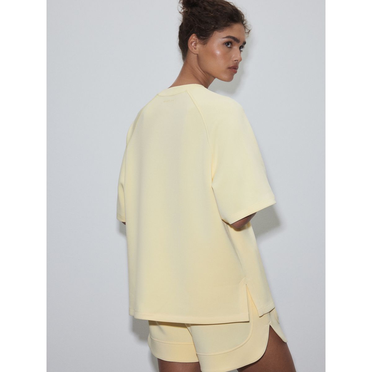 T-shirt de sport oversize en modal active jaune citron, NEXT