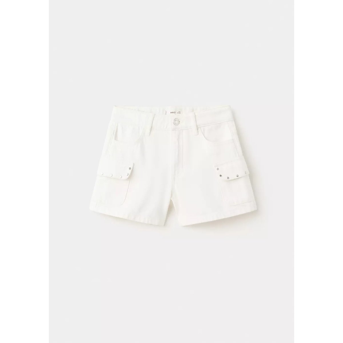 Short poches à clous blanc, MANGO KIDS