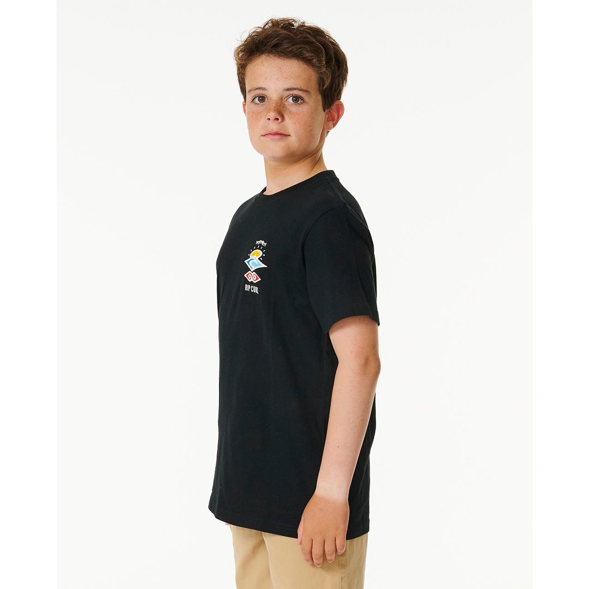 T-Shirt SEARCH ICON noir, RIP CURL