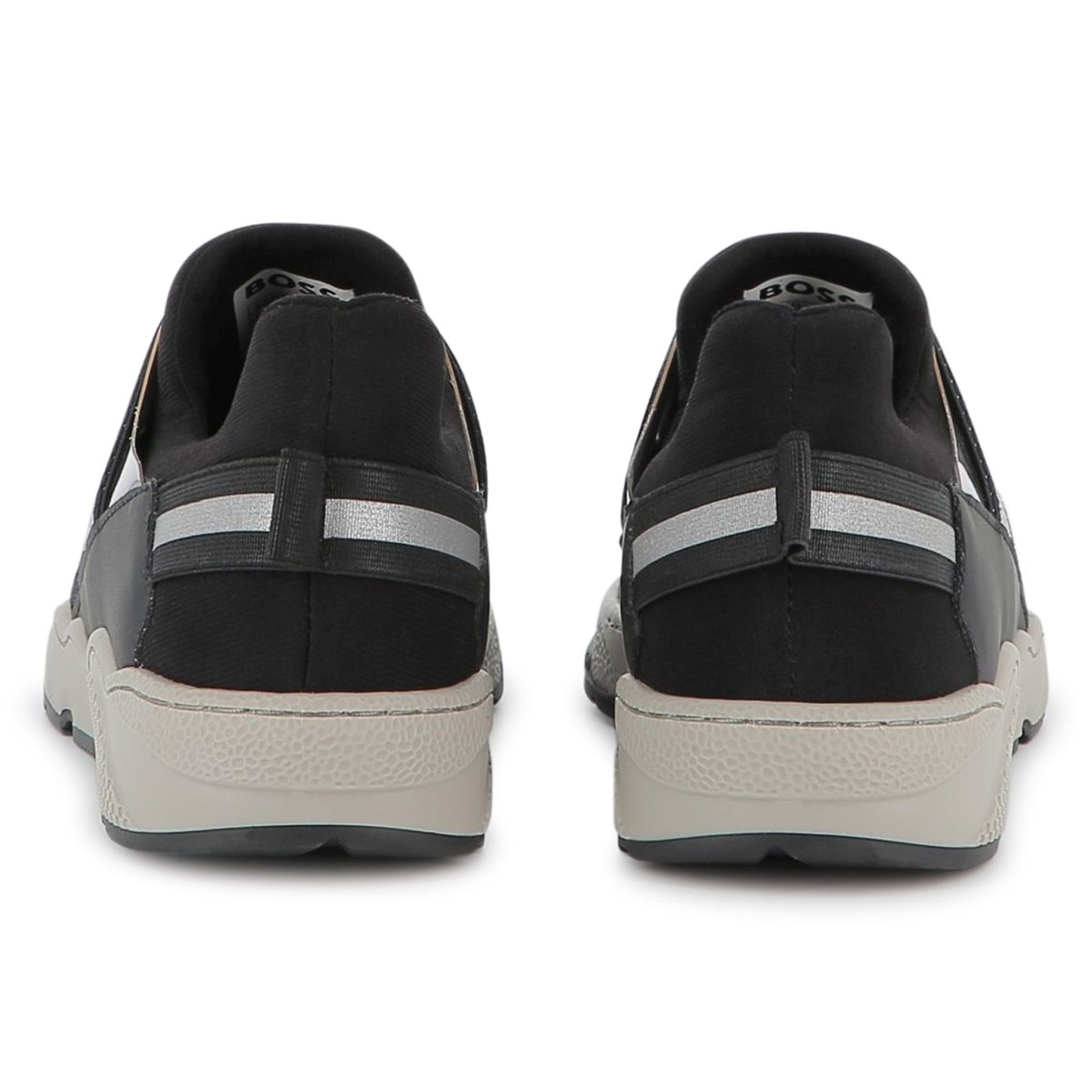 Sneakers elasticizzate black, BOSS KIDSWEAR