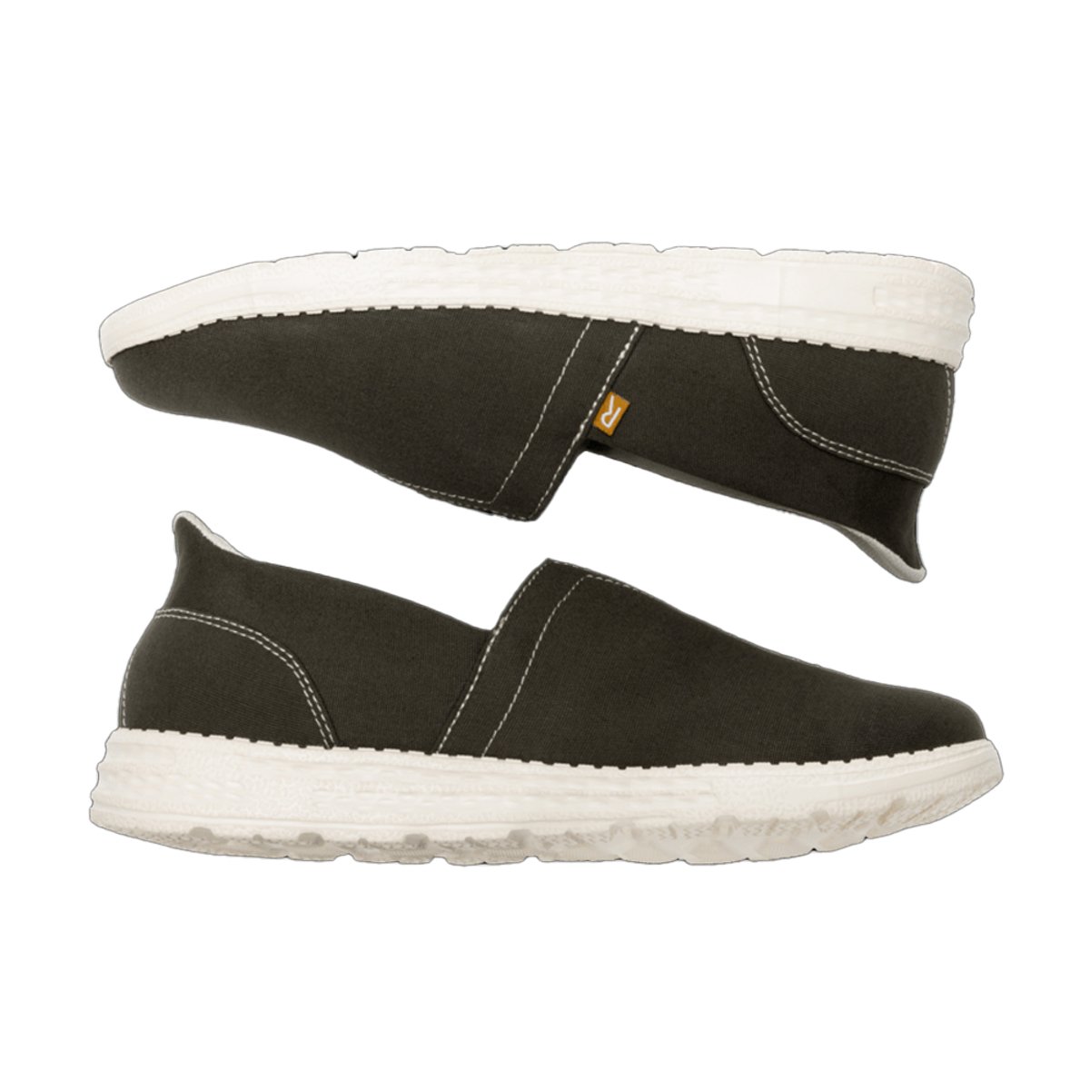 Chaussures décontractées style mocassins SALCOMBE kaki, REGATTA