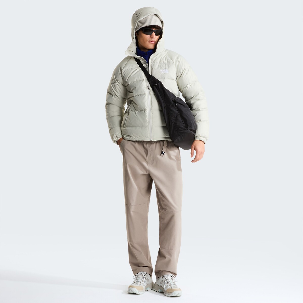 Piumino con cappuccio, Hydrenalite ecru , THE NORTH FACE