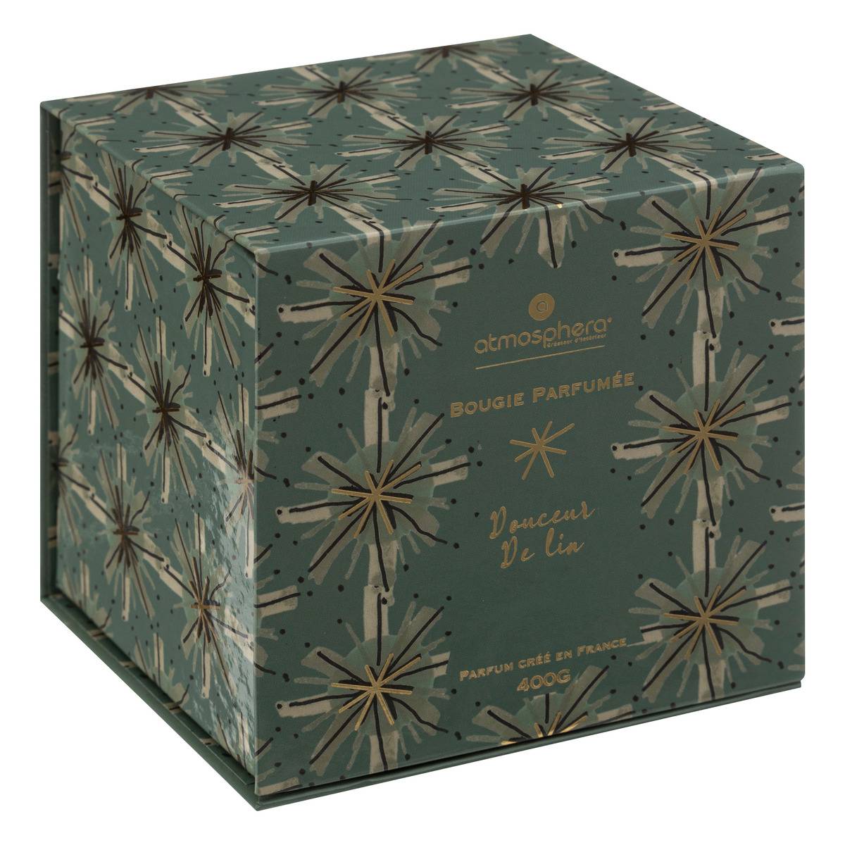 Bougie parfumée PLUM rouge, ATMOSPHERA