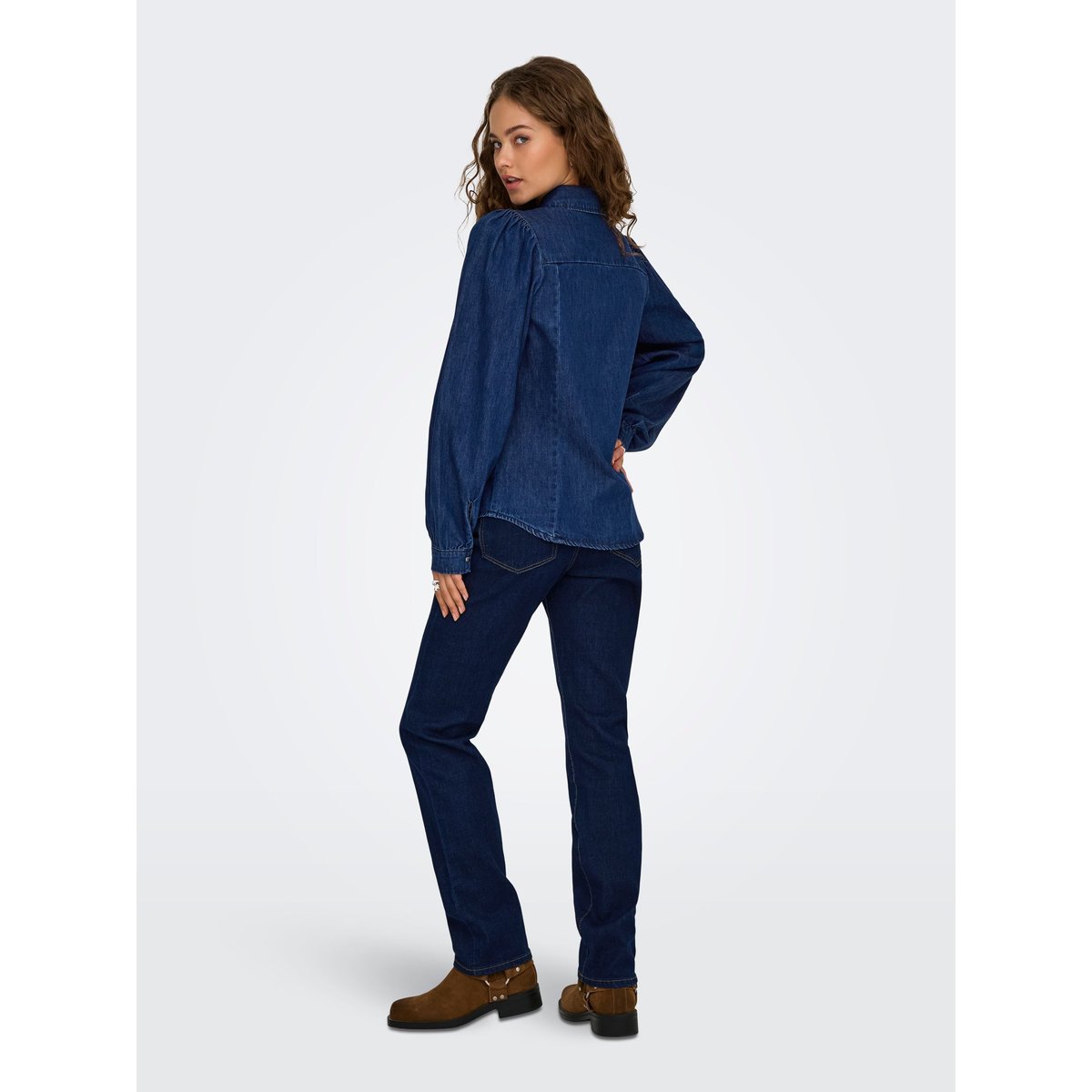 Chemise En Denim dark blue denim, ONLY