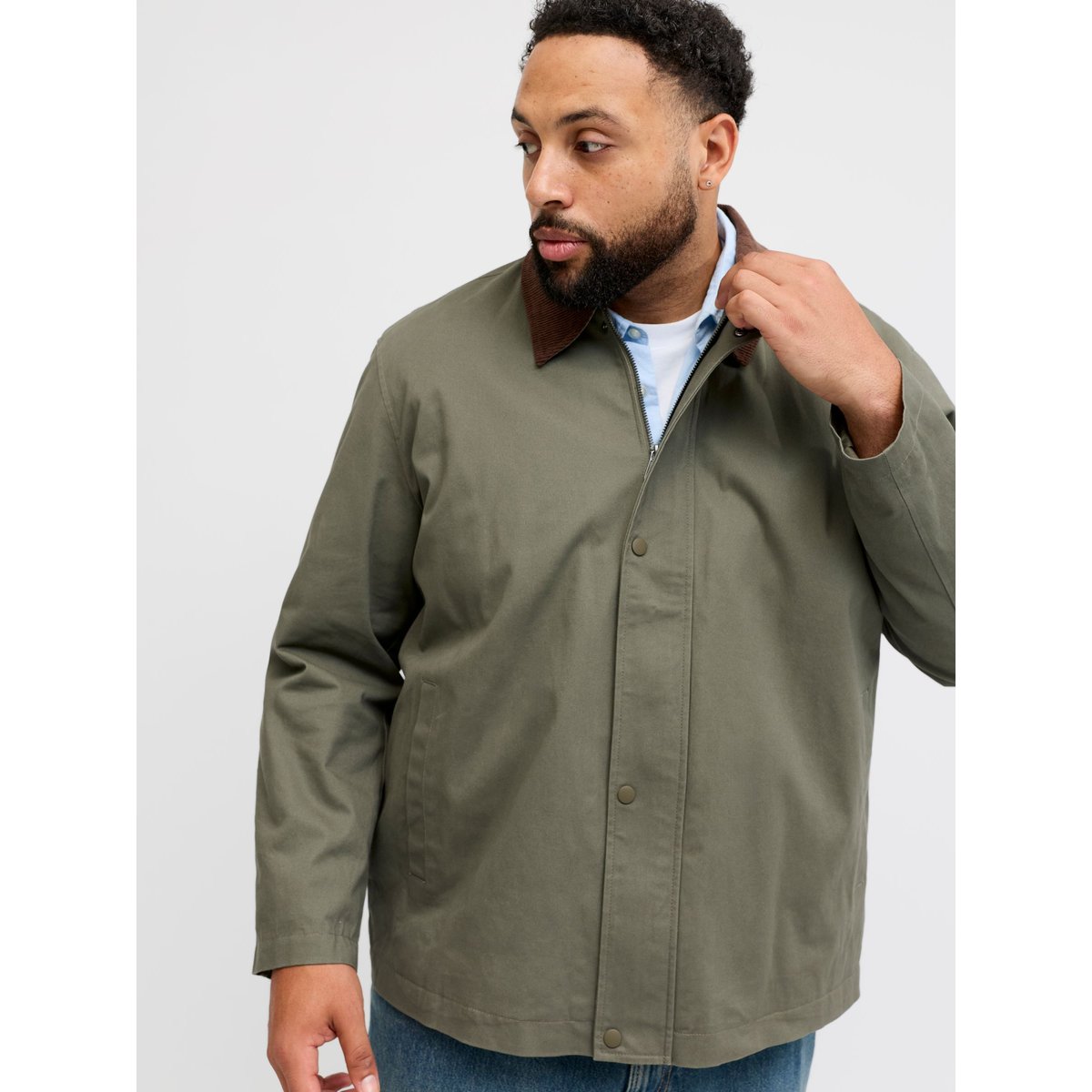 Veste marron - dusty olive 1, JACK & JONES